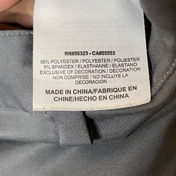 Nike Golf Shorts Men's Size 42 Gray Dri-Fit Flat Front Stretch 5 Pockets - Picture 3 of 4